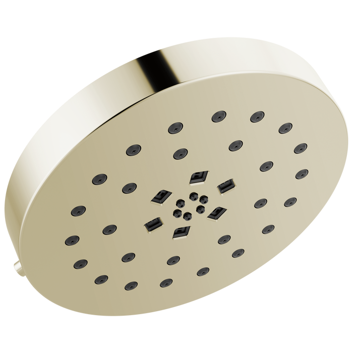 Delta Universal Showering Components 52488 H2Okinetic 4-Setting Shower Head with Ultrasoak - Lumicoat Polished Nickel