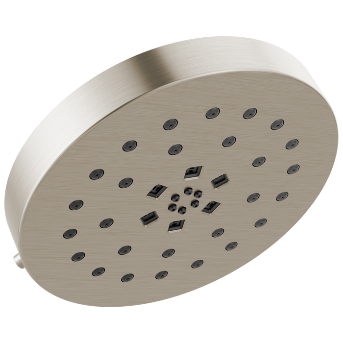 Delta Universal Showering Components 52488 H2Okinetic 4-Setting Shower Head with Ultrasoak - Lumicoat Stainless
