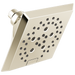 Delta Universal Showering Components: H2OKinetic5-Setting Angular Modern Raincan Shower Head