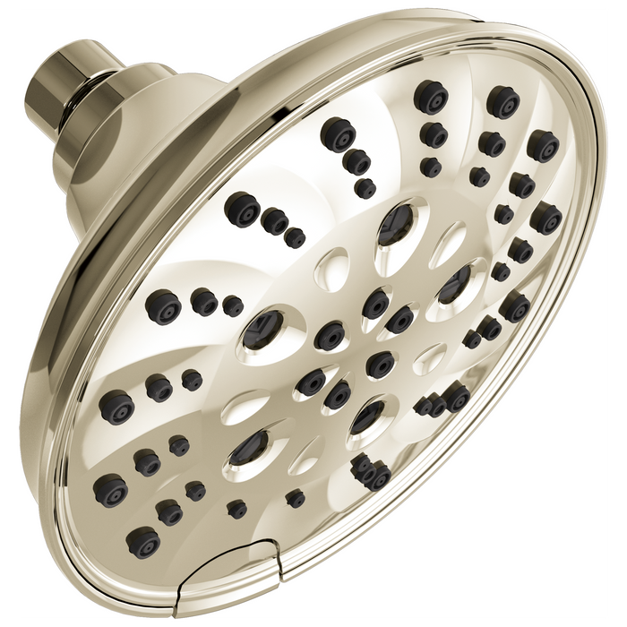 Delta Delta Universal Showering Components: H<sub>2</sub>Okinetic 5-Setting Traditional Raincan Shower Head
