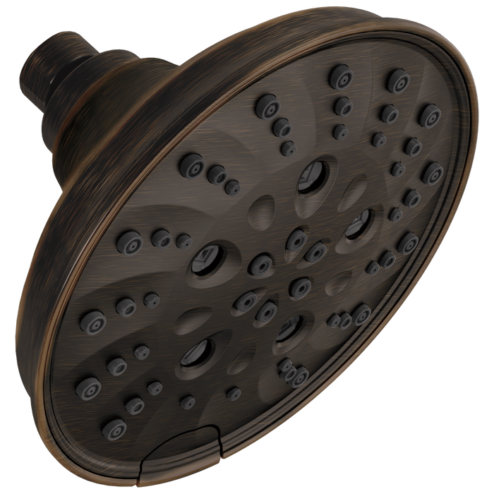 Delta Delta Universal Showering Components: H<sub>2</sub>Okinetic 5-Setting Traditional Raincan Shower Head