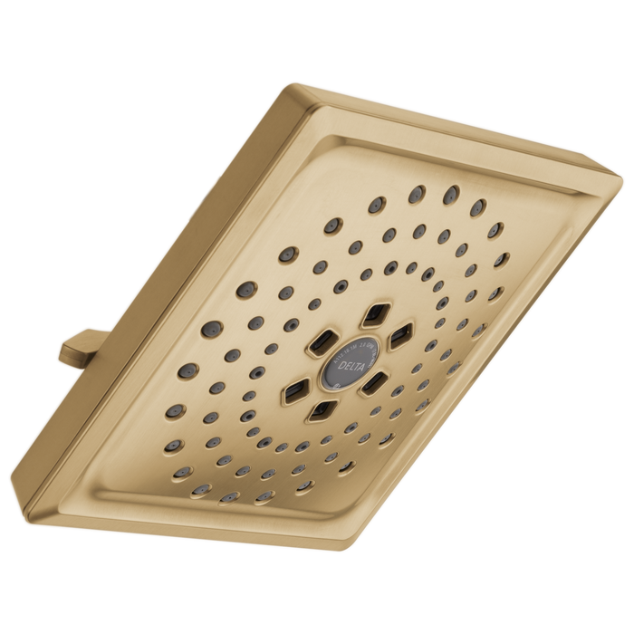Delta Universal Showering Components 52684 H2OKINETIC 3-Setting Raincan Shower Head (Recertified) - Lumicoat Champagne Bronze
