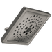 Delta Universal Showering Components 52684 H2OKINETIC 3-Setting Raincan Shower Head - Lumicoat Black Stainless