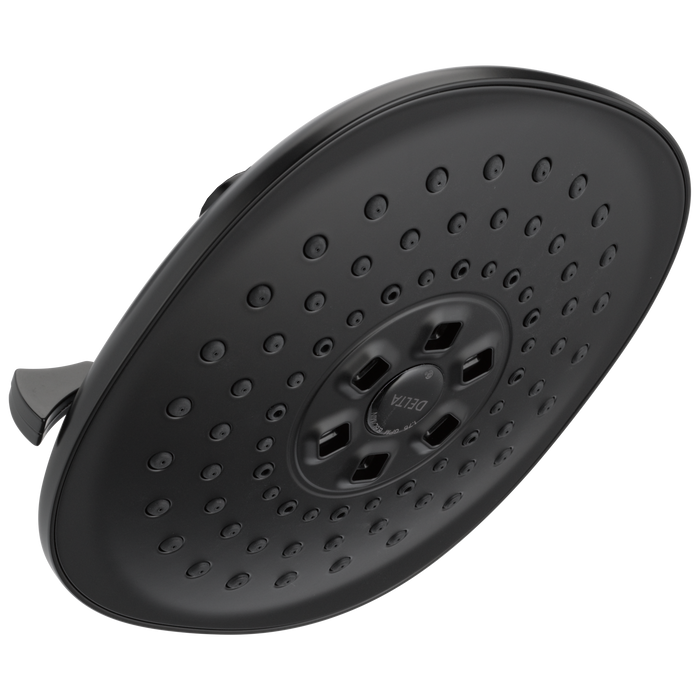 Delta Universal Showering Components 52686 H2OKINETIC 3-Setting Raincan Shower Head - Matte Black