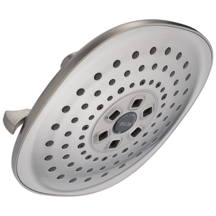 Delta Universal Showering Components 52686 H2OKINETIC 3-Setting Raincan Shower Head - Stainless