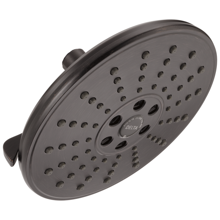 Delta Universal Showering Components 52688 H2OKINETIC 3-Setting Raincan Shower Head (Recertified) - Venetian Bronze