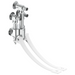 Commercial 54T5 54T5300A Wallmount Double-Pedal Surgeon's Scrub-up - Chrome