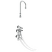 Commercial 54T5 54T5334A Wallmount Double-Pedal Surgeon's Scrub-up