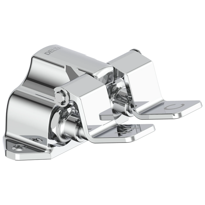 Commercial 54T5 54T5400A Wallmount Double-Pedal Surgeon's Scrub-up - Chrome
