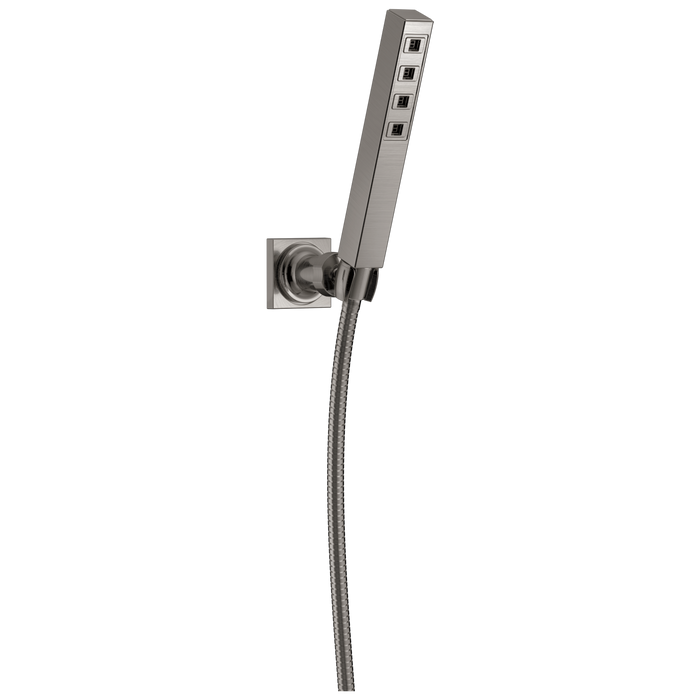 Delta Universal Showering Components 55567 H2OKINETIC Single-Setting Adjustable Wall Mount Hand Shower - Lumicoat Stainless