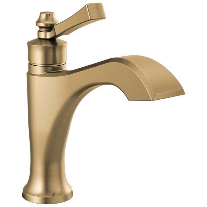 Delta Dorval 557-SSMPU Single Handle Bathroom Faucet - Champagne Bronze