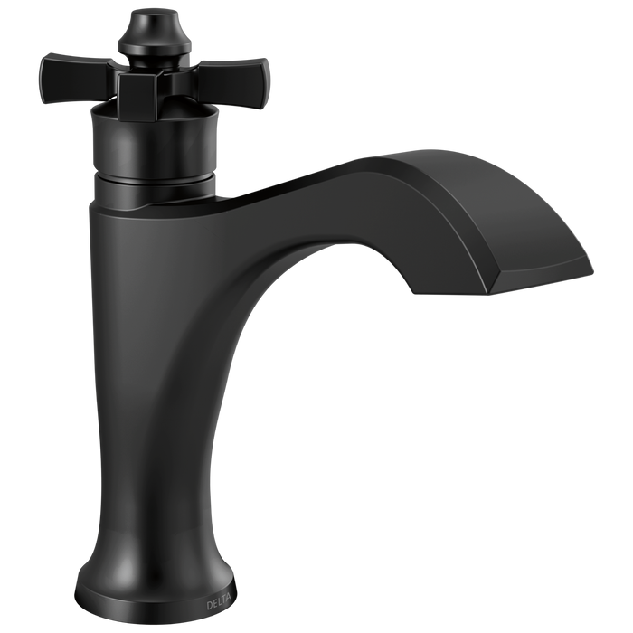 Delta Dorval 557-SSMPU Single Handle Bathroom Faucet - Matte Black