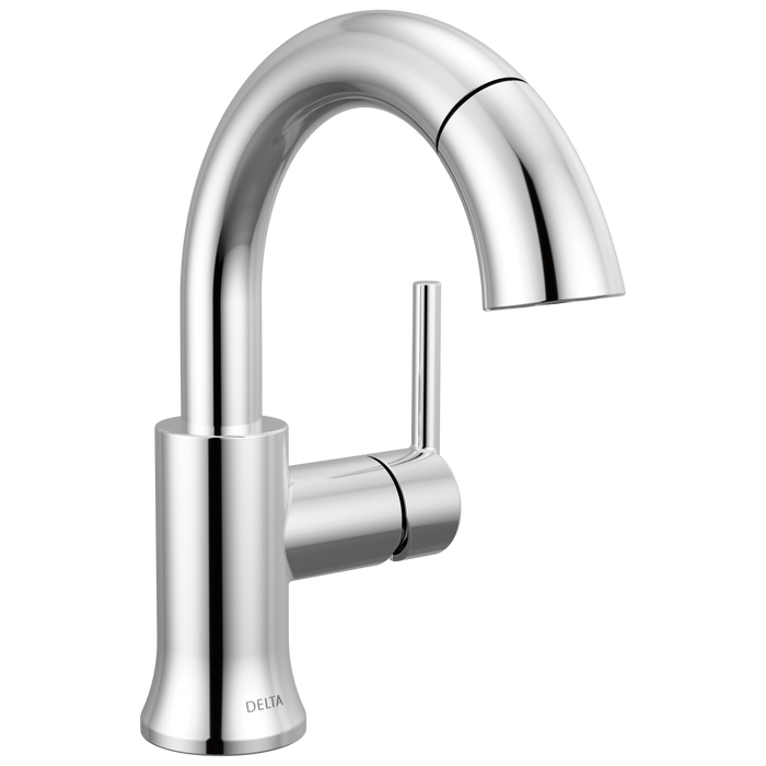 Single Handle Pull-Down Bathroom Faucet
