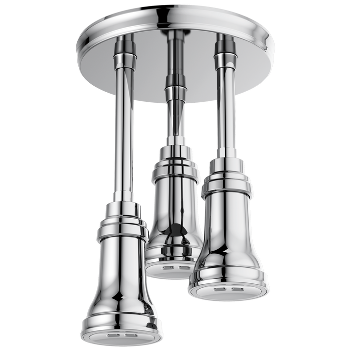 Delta 57190-25-L H2Okinetic Pendant Raincan Shower Head with Led Light