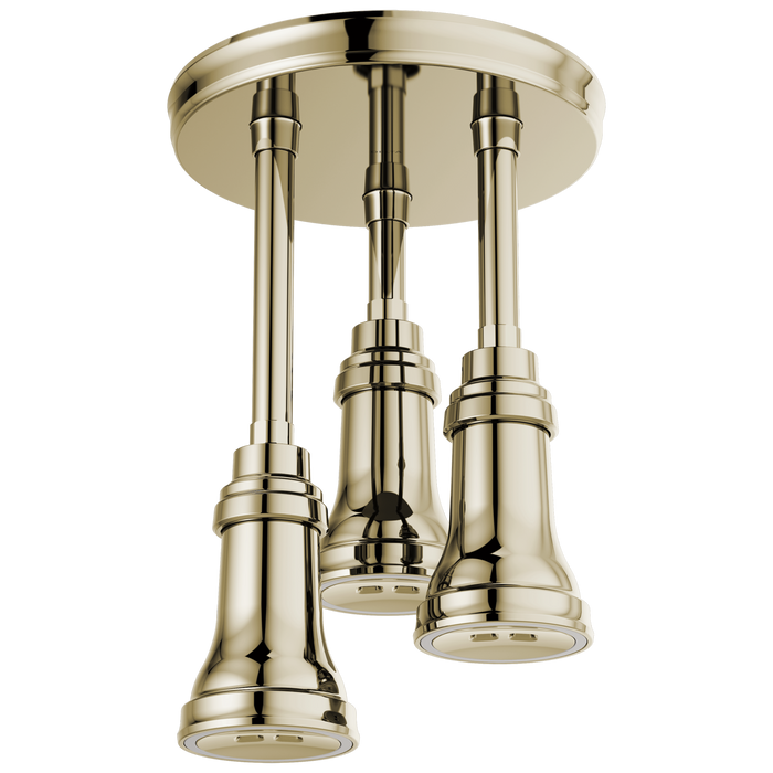 Delta 57190-25-L H2Okinetic Pendant Raincan Shower Head with Led Light