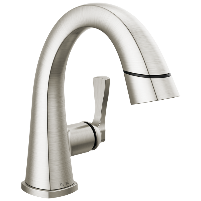 Single Handle Pull Down Bathroom Faucet