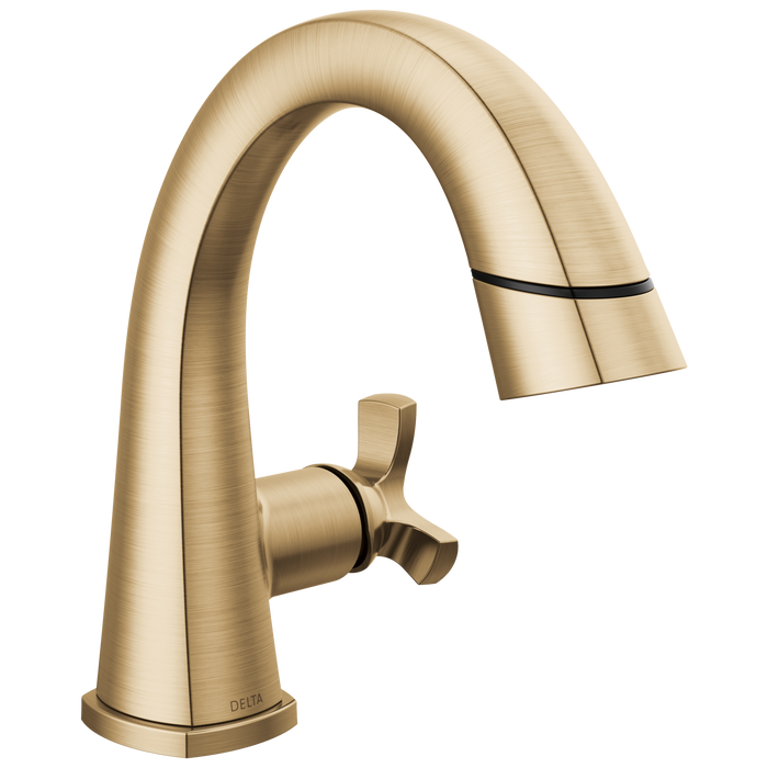 Delta Stryke 5776 Single Handle Pull Down Bathroom Faucet