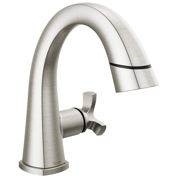Delta Stryke 5776 Single Handle Pull Down Bathroom Faucet