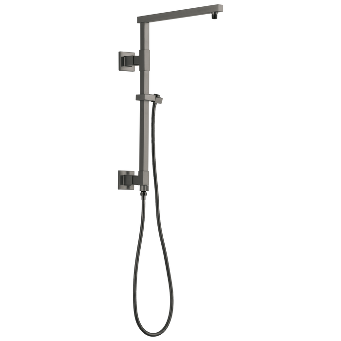 Delta Universal Showering Components 58410 Emerge 18" Angular Shower Column - Lumicoat Black Stainless