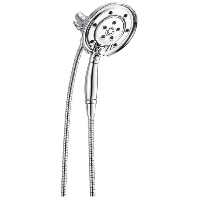 Delta Universal Showering Components 58473 H2OKINETIC In2ition 4-Setting Two-in-One Shower