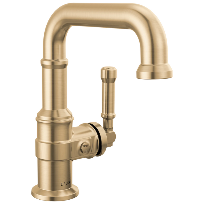 Delta Broderick 584SH Single Handle Bathroom Faucet - Lumicoat Champagne Bronze