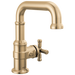 Delta Broderick 587SH Single Handle Bathroom Faucet - Lumicoat Champagne Bronze