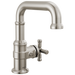 Delta Broderick 587SH Single Handle Bathroom Faucet - Lumicoat Stainless