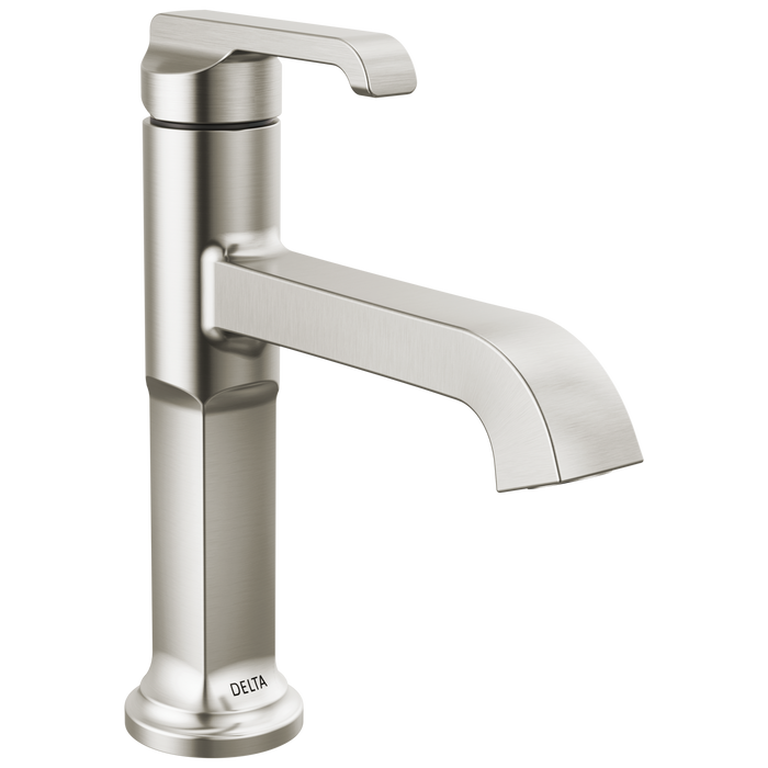 Delta Tetra 589 Single Handle Bathroom Faucet - Lumicoat Stainless