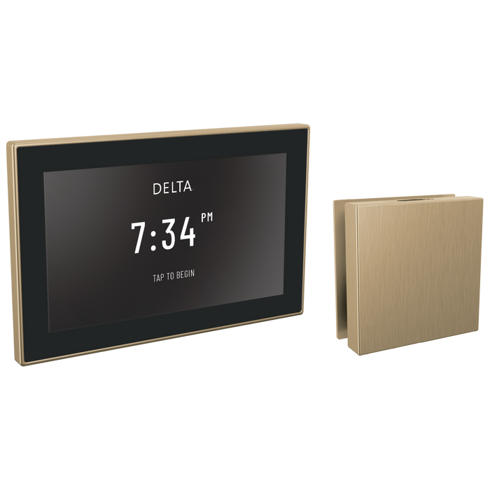 Delta Universal Showering Components 5CH Square Digital Steam Package