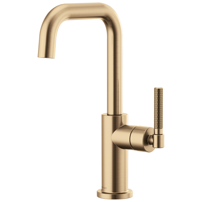 Brizo Litze 61053LF Bar Faucet with Square Spout and Knurled Handle Kit