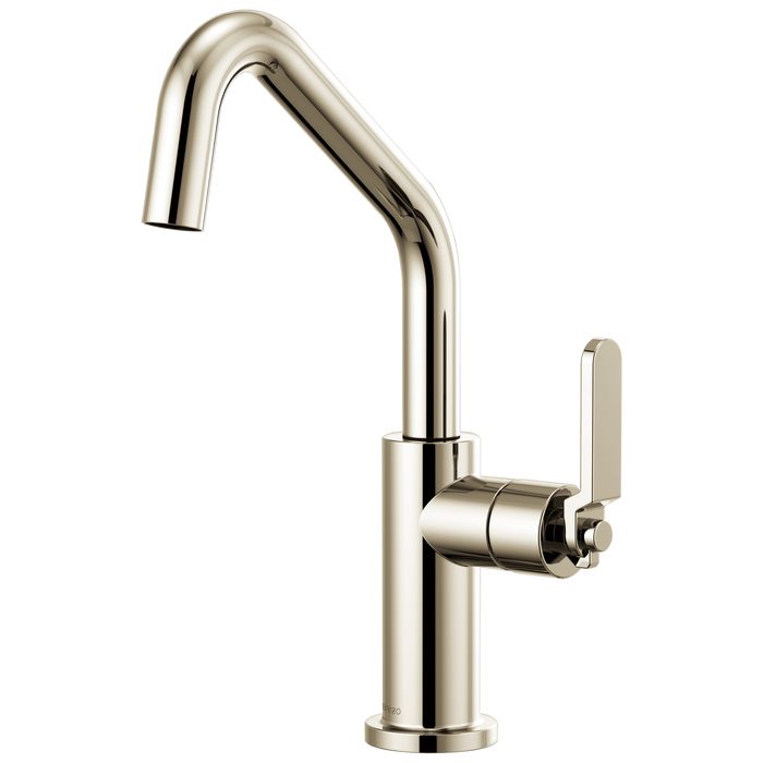 Brizo Litze 61064LF Bar Faucet with Angled Spout and Industrial Handle Kit
