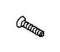 KOHLER Screw, 8-32 X .7/8, Countersunk