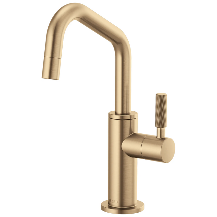 Brizo Litze 61363LF Beverage Faucet with Angled Spout and Knurled Handle