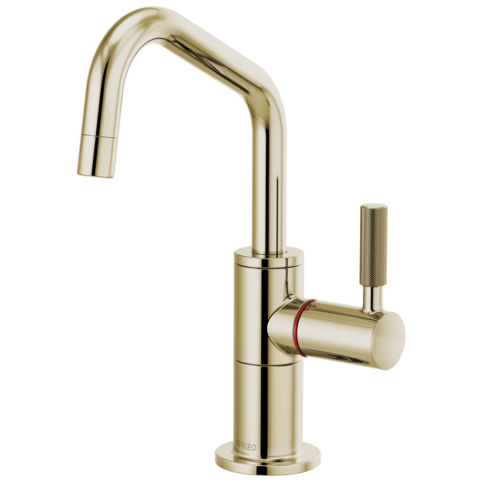 Brizo Litze 61363LF Beverage Faucet with Angled Spout and Knurled Handle