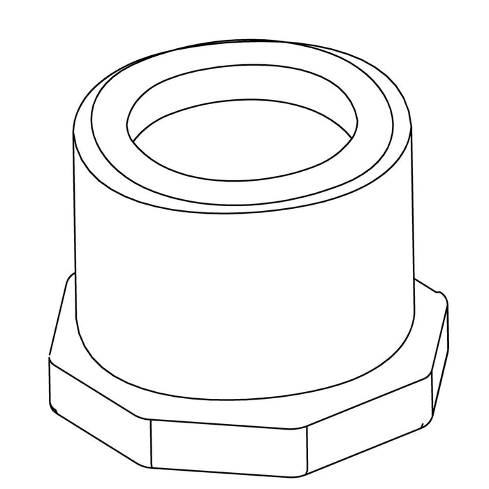 KOHLER Reducer, 1" X .75" Pvc