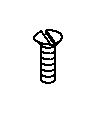 KOHLER Screw 6-32 X .5