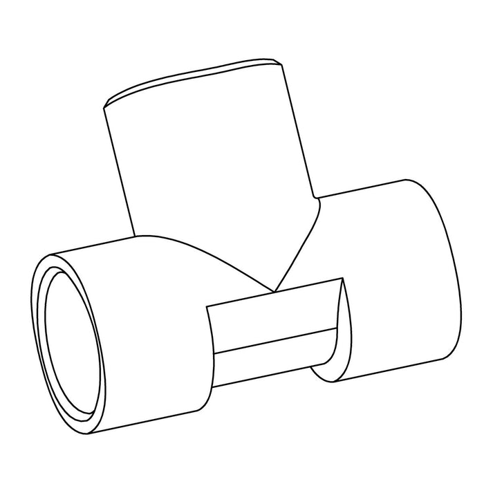 KOHLER Tee, 1" Pvc