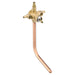 Includes bulk pack Posi-Temp(R) 1/2" crimp ring PEX with cc/ips tub connection pressure balancing