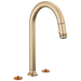 Brizo Kintsu 62506LF Widespread Pull-Down Faucet with Arc Spout - Less Handles