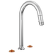 Brizo Kintsu 62506LF Widespread Pull-Down Faucet with Arc Spout - Less Handles