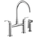 Brizo Litze 62544LF Bridge Faucet with Arc Spout and Industrial Handle