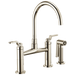 Brizo Litze 62544LF Bridge Faucet with Arc Spout and Industrial Handle