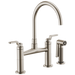 Brizo Litze 62544LF Bridge Faucet with Arc Spout and Industrial Handle