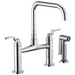 Brizo Litze 62554LF Bridge Faucet with Square Spout and Industrial Handle