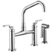 Brizo Litze 62564LF Bridge Faucet with Angled Spout and Industrial Handle