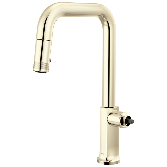 Brizo Kintsu 63007LF Pull-Down Faucet with Square Spout - Less Handle