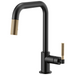 Brizo Litze 63053LF Pull-Down Faucet with Square Spout and Knurled Handle
