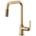 Brizo Litze 63054LF Pull-Down Faucet with Square Spout and Industrial Handle