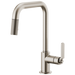 Brizo Litze 63054LF Pull-Down Faucet with Square Spout and Industrial Handle