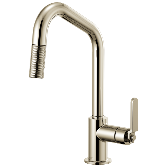 Brizo Litze 63064LF Pull-Down Faucet with Angled Spout and Industrial Handle